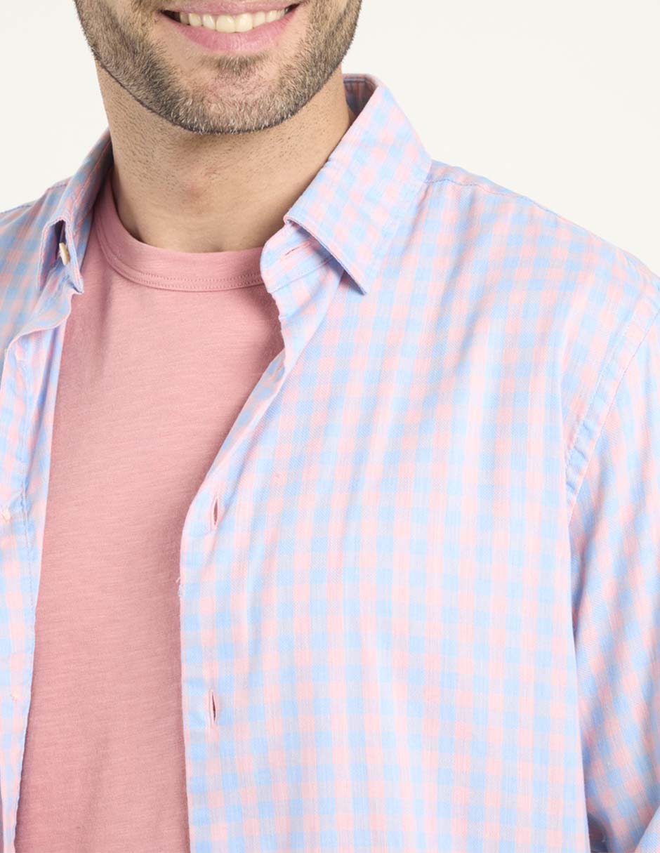 CAMISA FAHERTY MWS2509 REGUL, S, CORAL