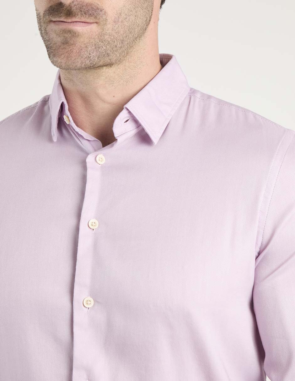 Camisa casual de algodón manga larga para hombre 4