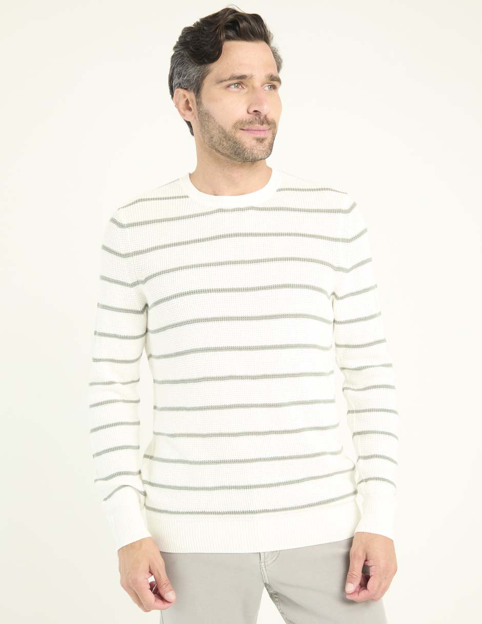 Suéter cuello redondo para hombre