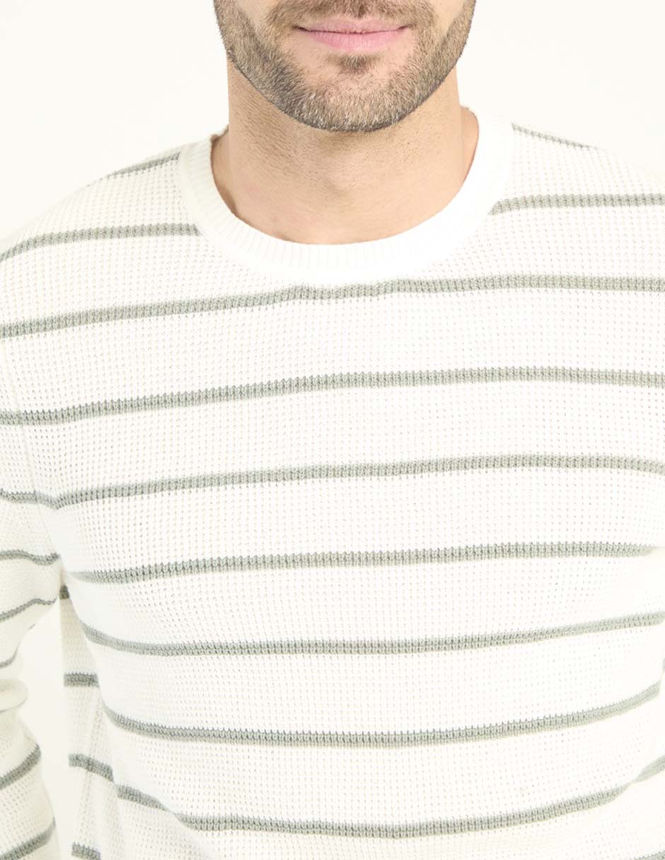 Suéter cuello redondo para hombre 4