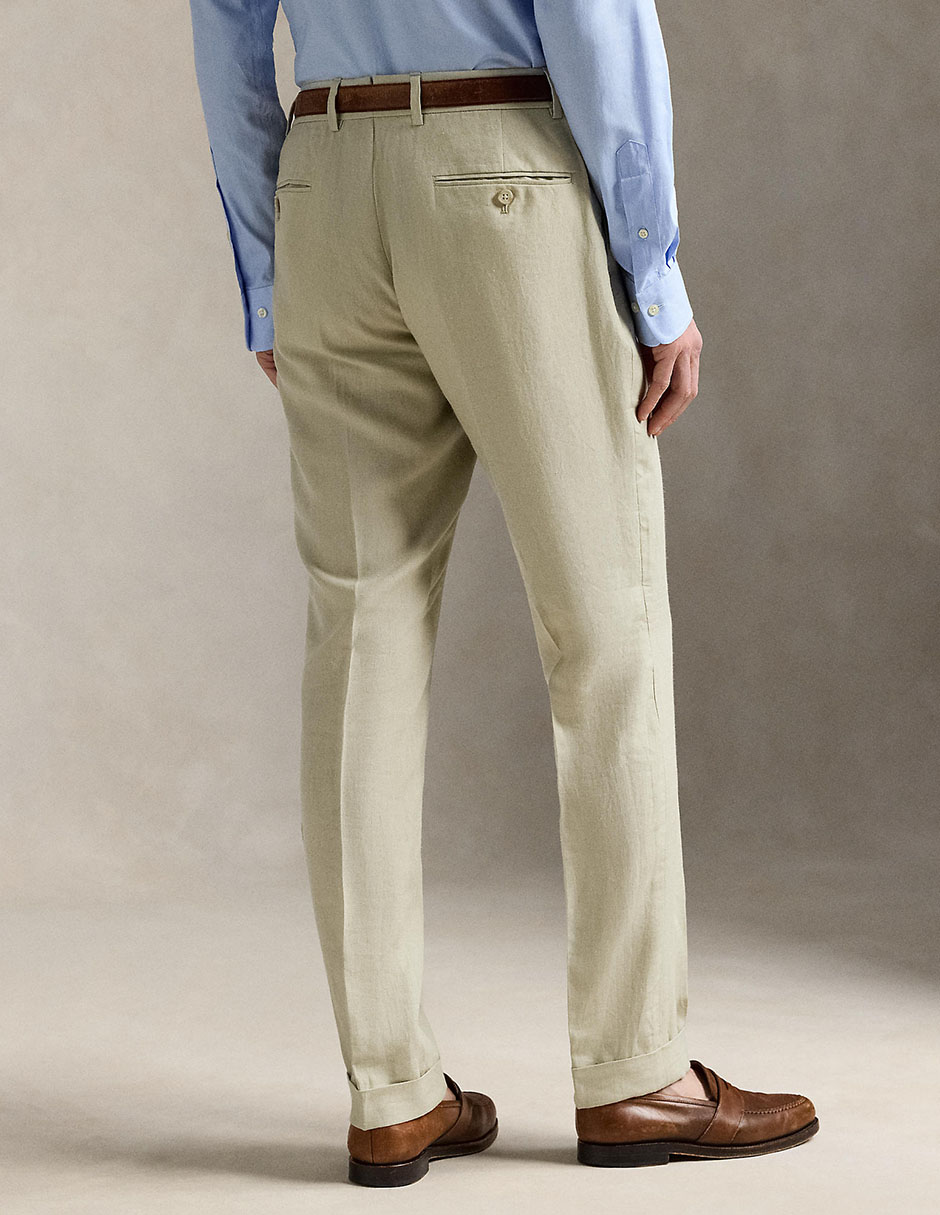 Pantalón de vestir slim de algodón para hombre 2