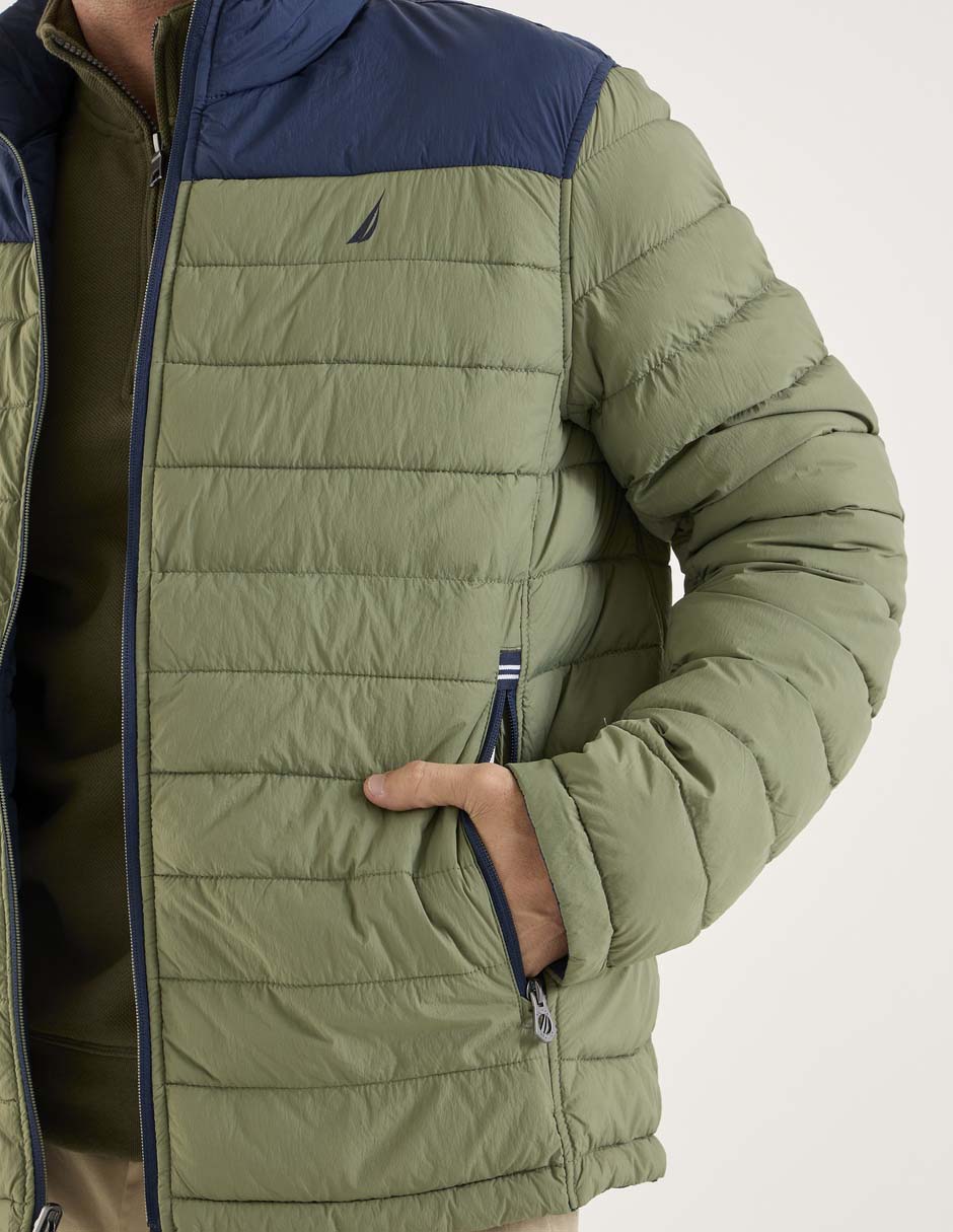 Chamarra capitonada reversible para hombre 4