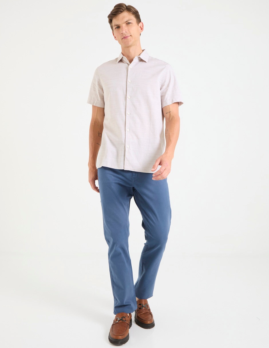 Pantalón regular de algodón para hombre 3