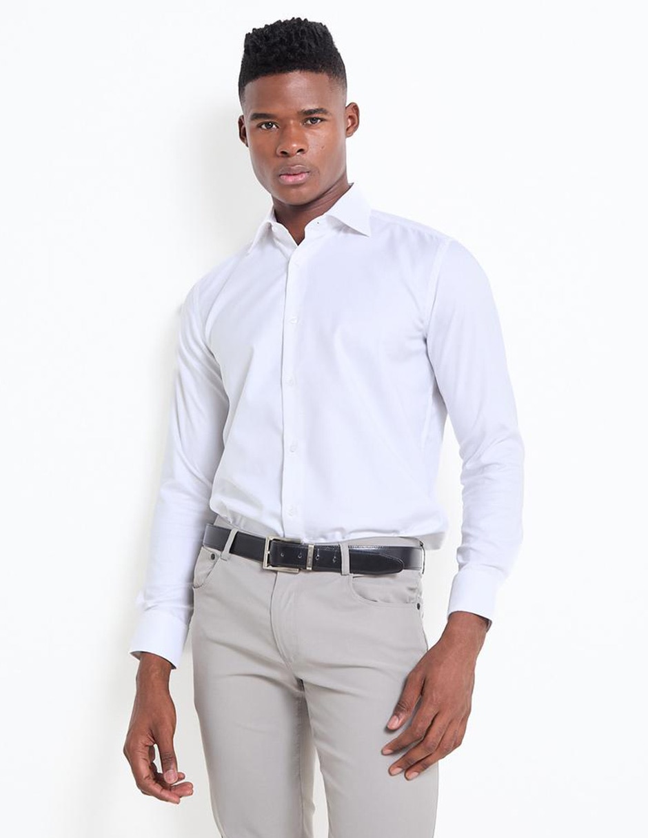 Camisa de vestir manga larga para hombre Camisa de vestir manga larga para hombre