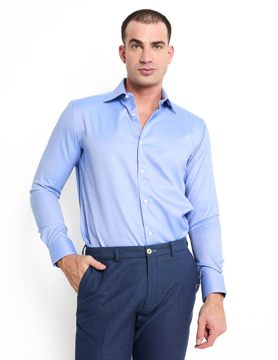 Camisa de vestir manga larga para hombre Camisa de vestir manga larga para hombre
