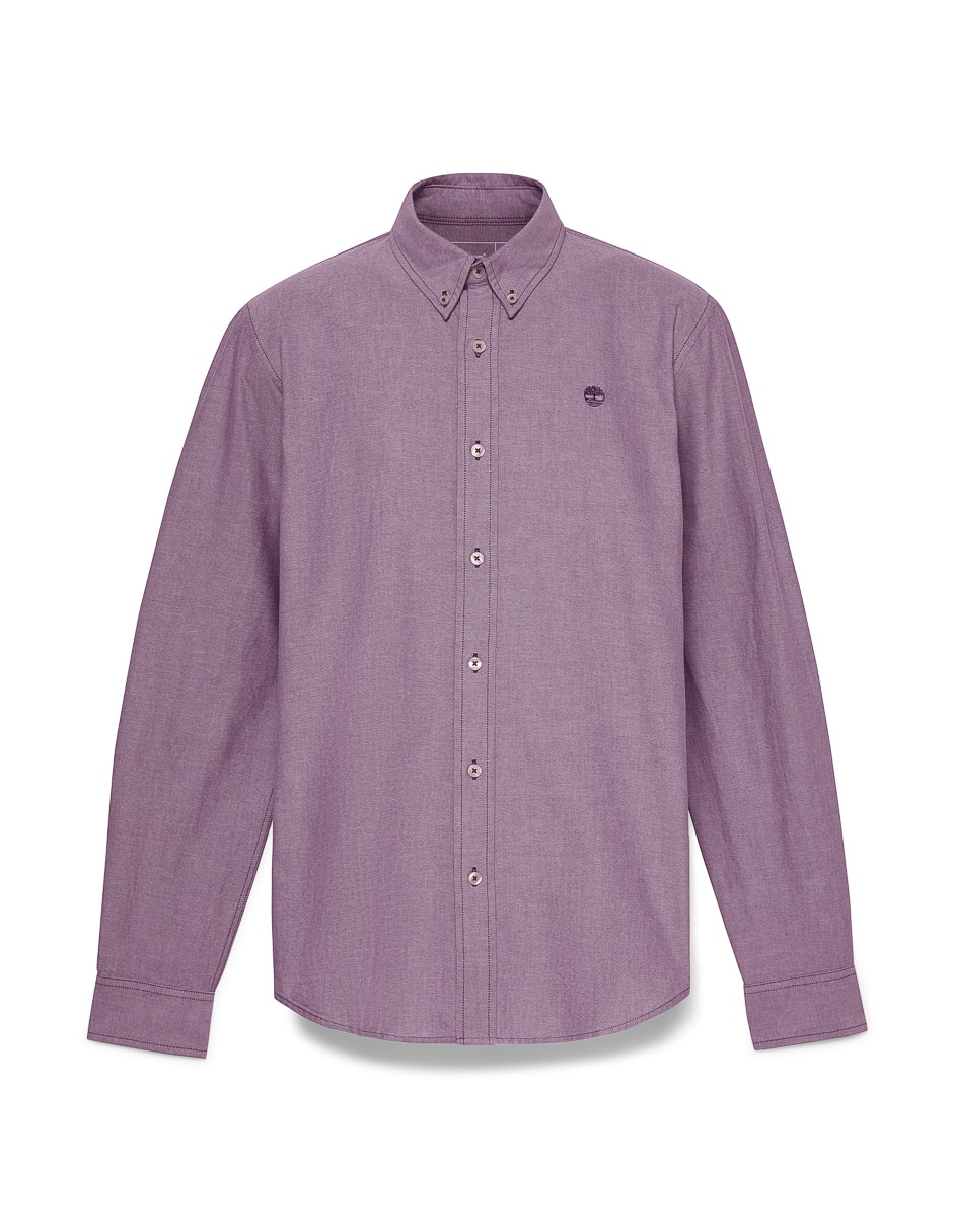 Camisa casual de algodón manga larga para hombre 5