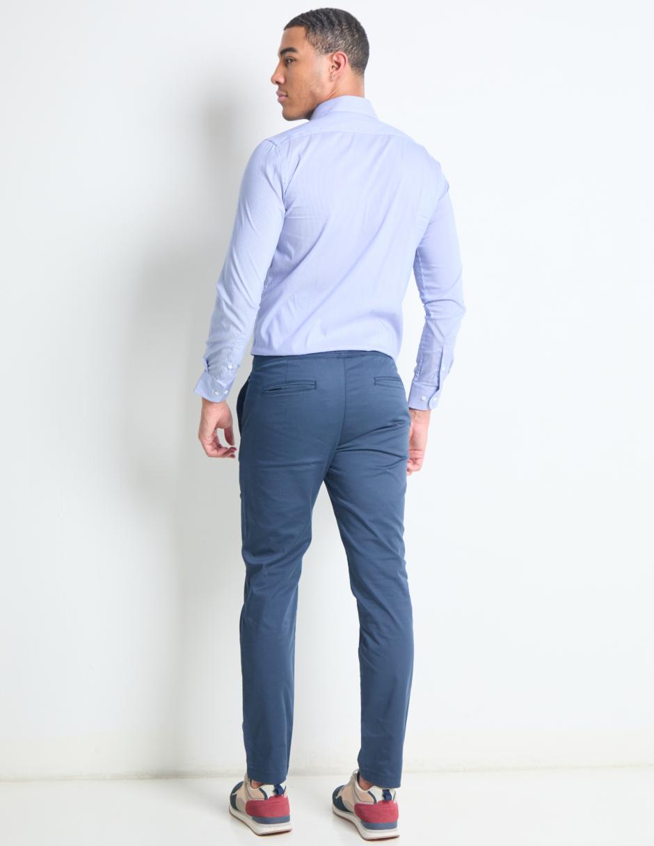 Pantalón slim de algodón para hombre 2
