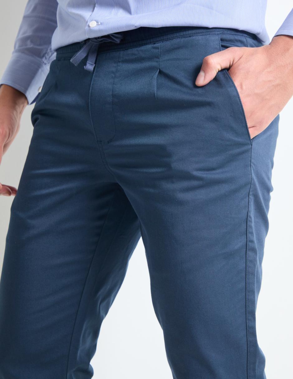 Pantalón slim de algodón para hombre 4