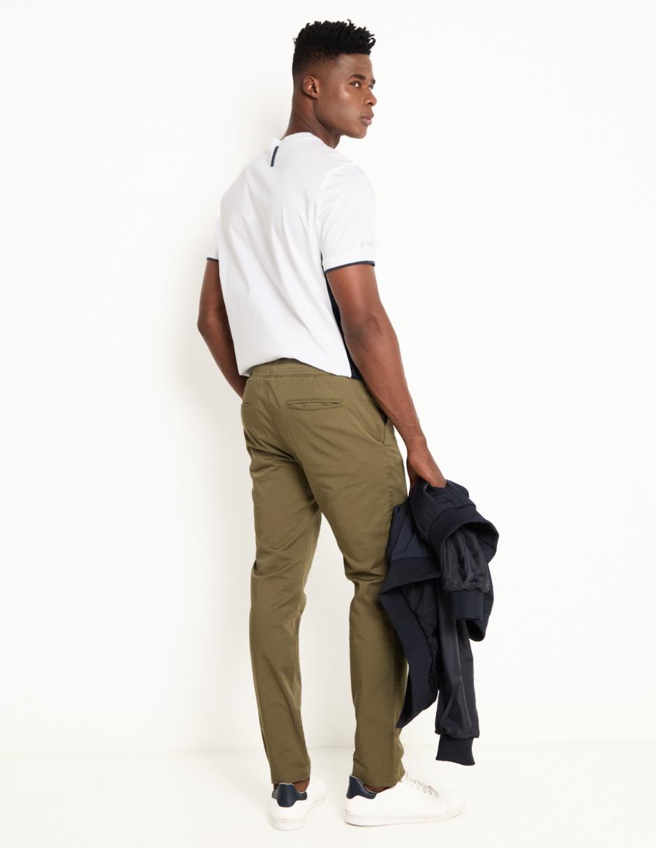 Pantalón slim de algodón para hombre 2