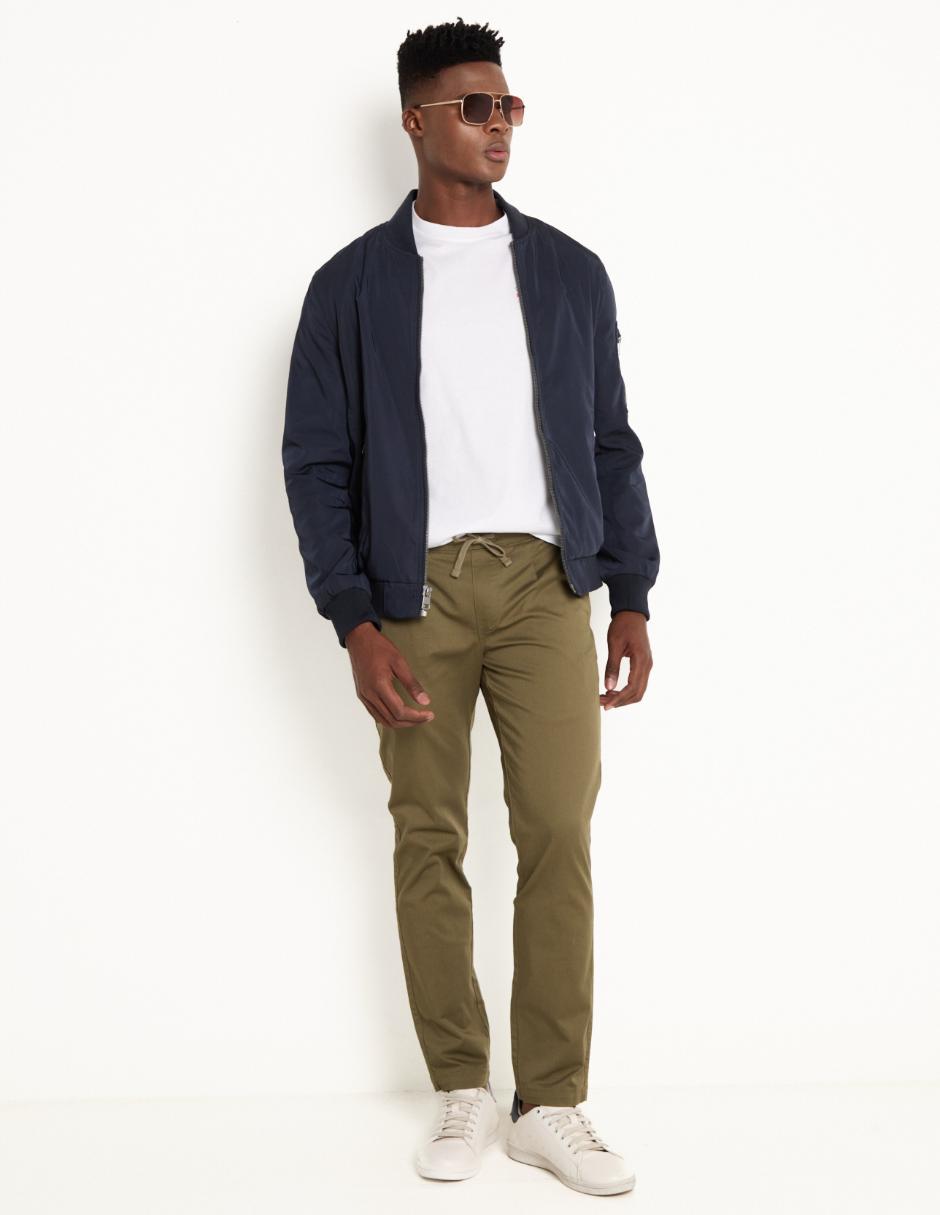 Pantalón slim de algodón para hombre 3