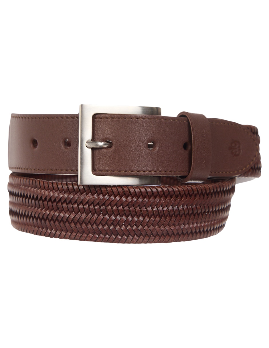 Cinturón de piel para hombre