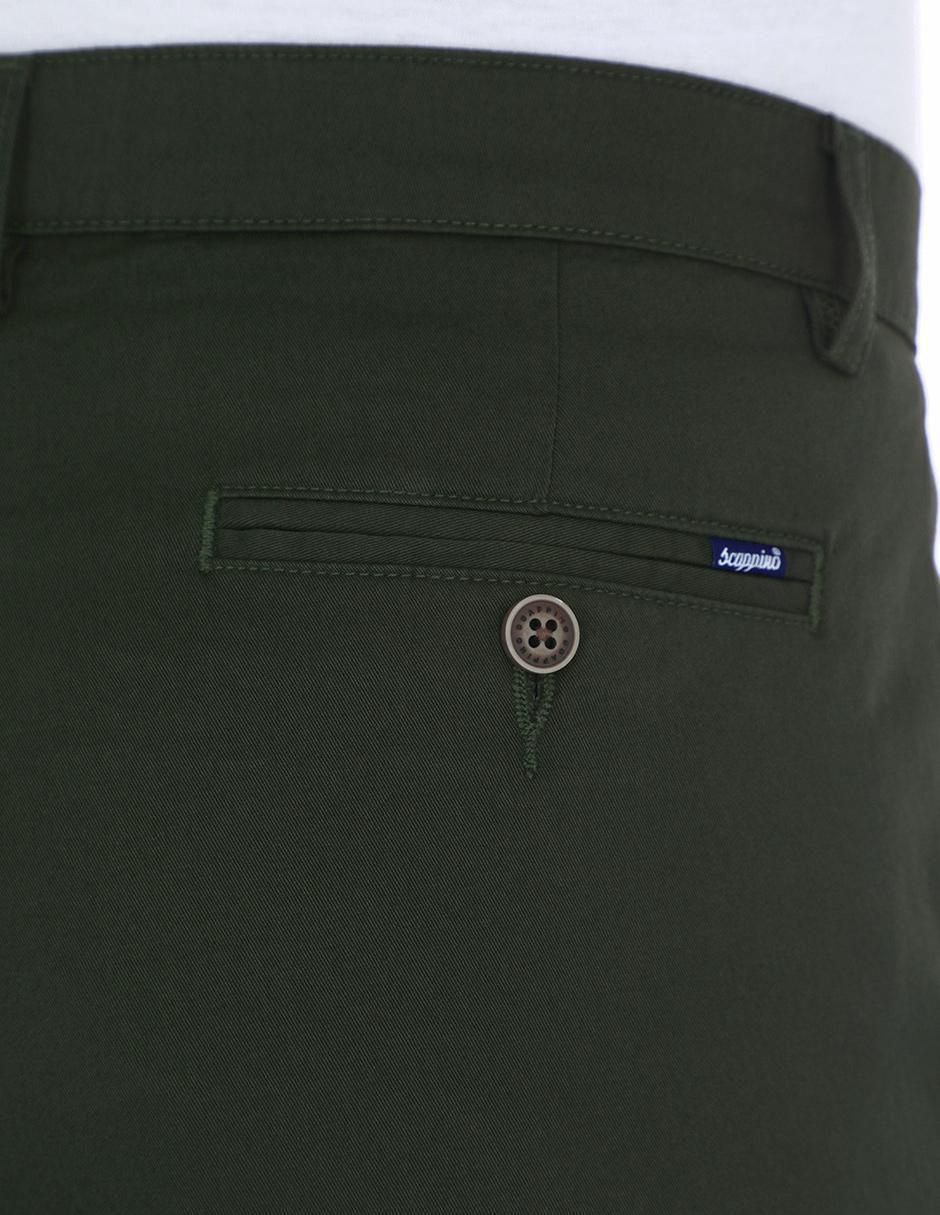 Pantalón business casual regular de algodón para hombre 3