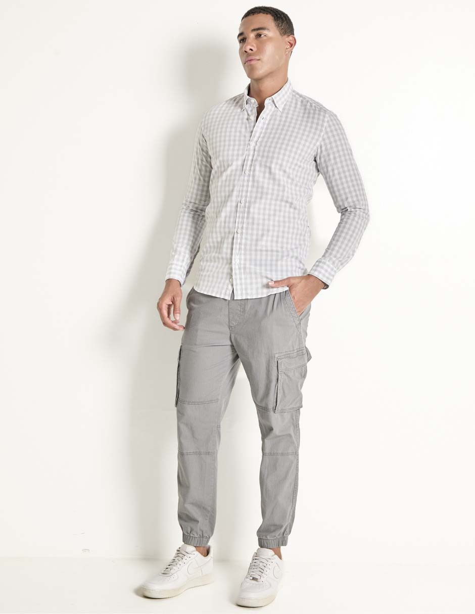 CAMISA SCAPPINO CSMO004477P, 2XG, GRIS