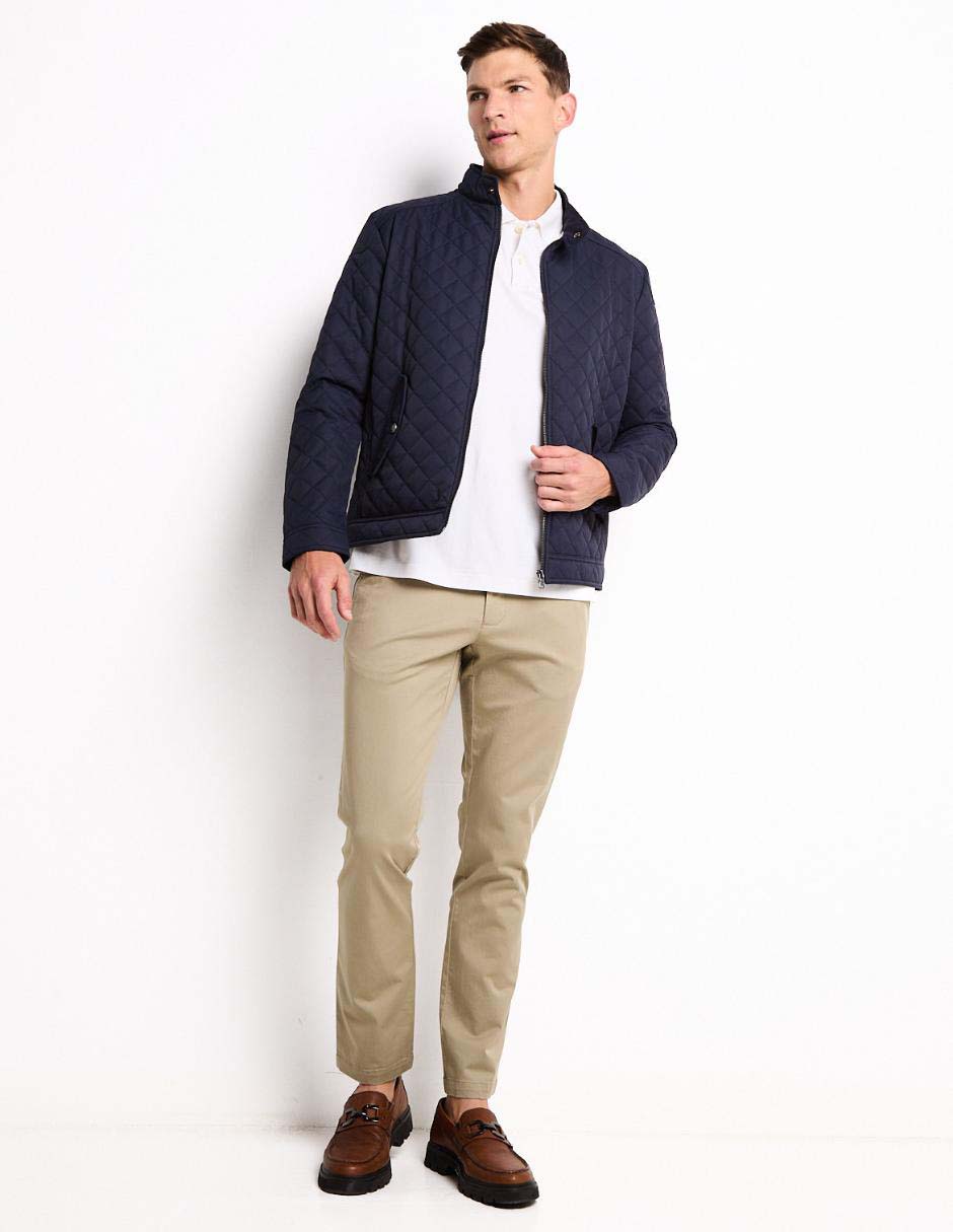 Pantalón chino slim de algodón para hombre 3