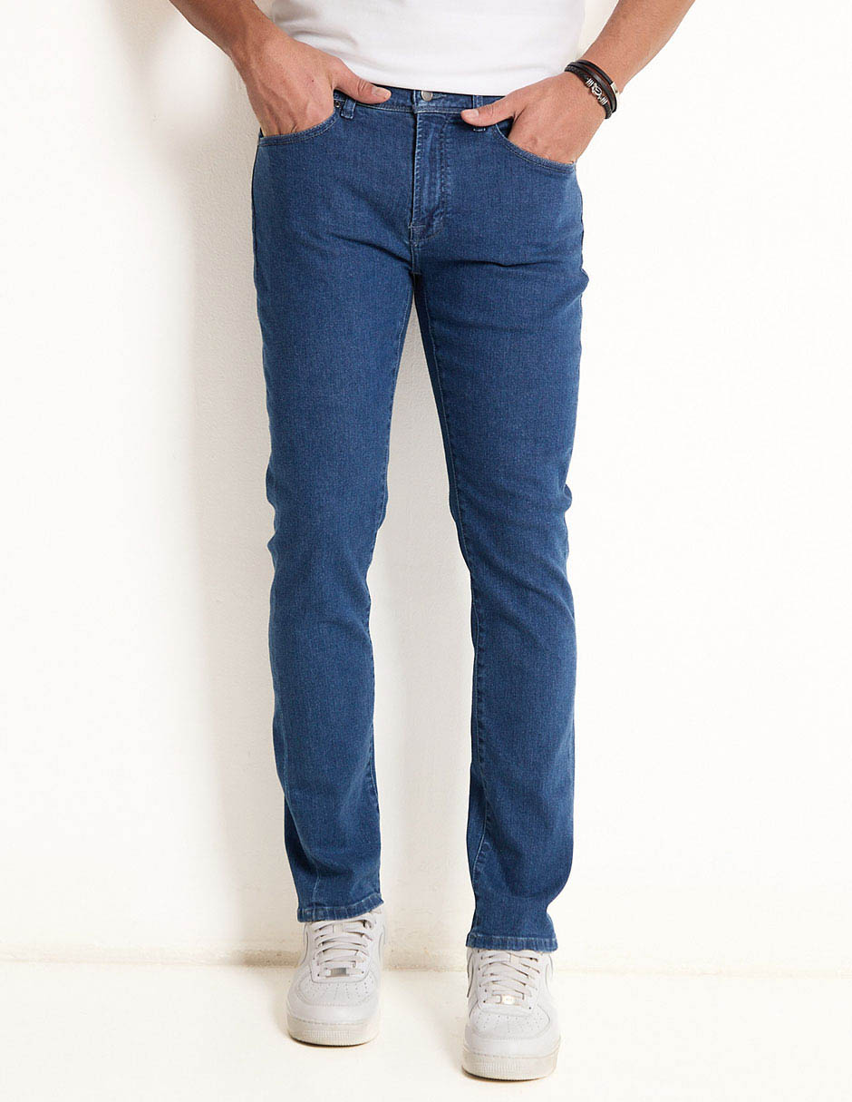 Jeans straight lavado obscuro para hombre Jeans straight lavado obscuro para hombre