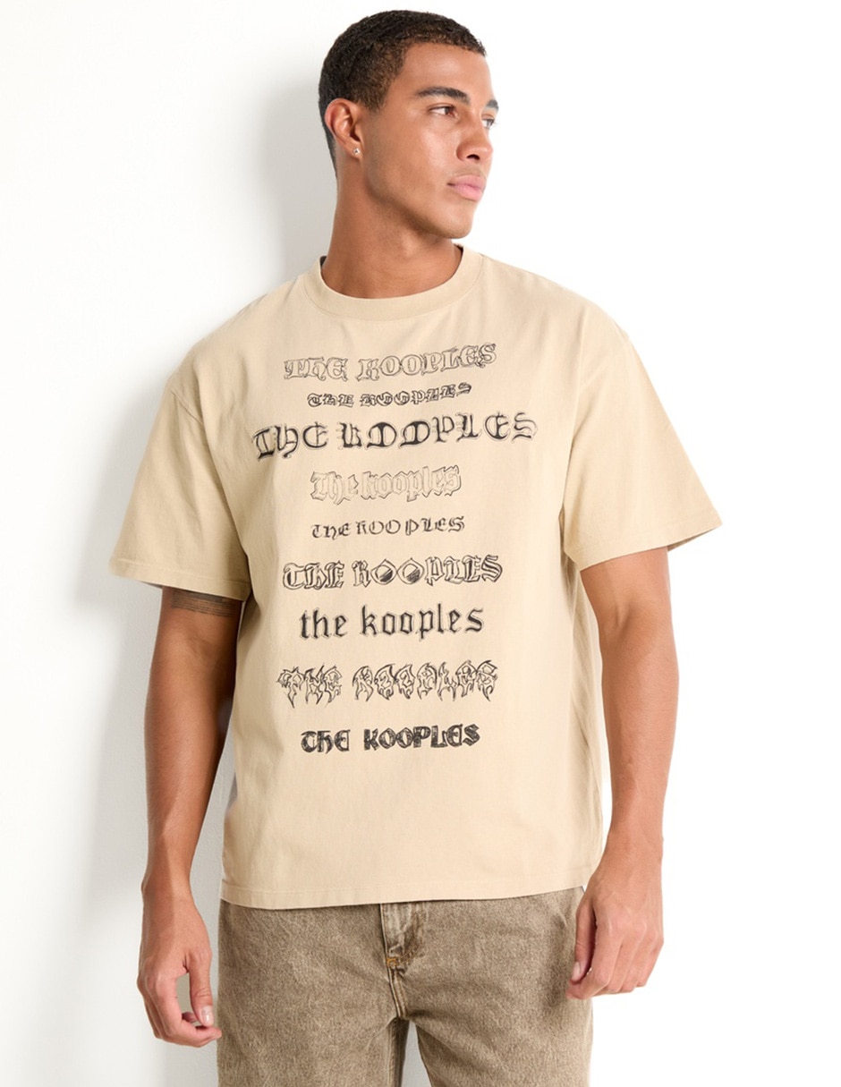 Playera cuello redondo para hombre