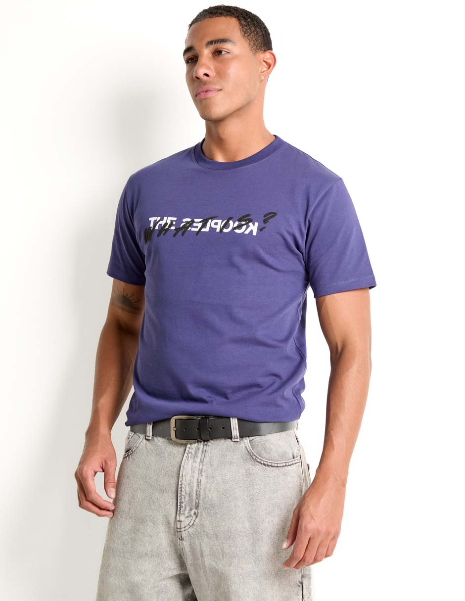 Playera cuello redondo para hombre