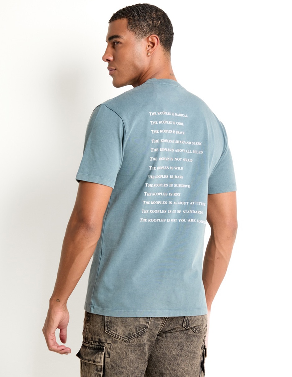 Playera cuello redondo para hombre 2