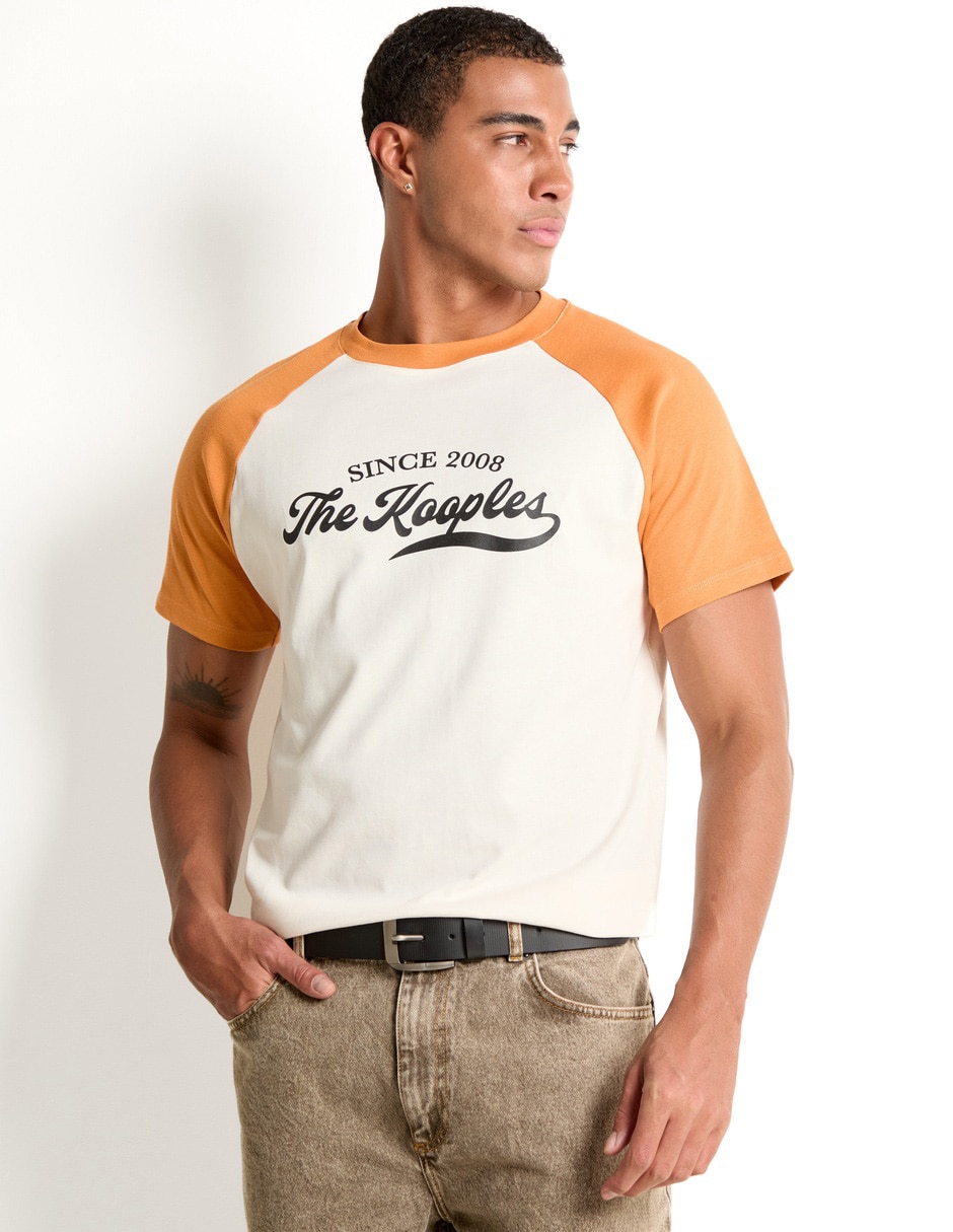 Playera cuello redondo para hombre