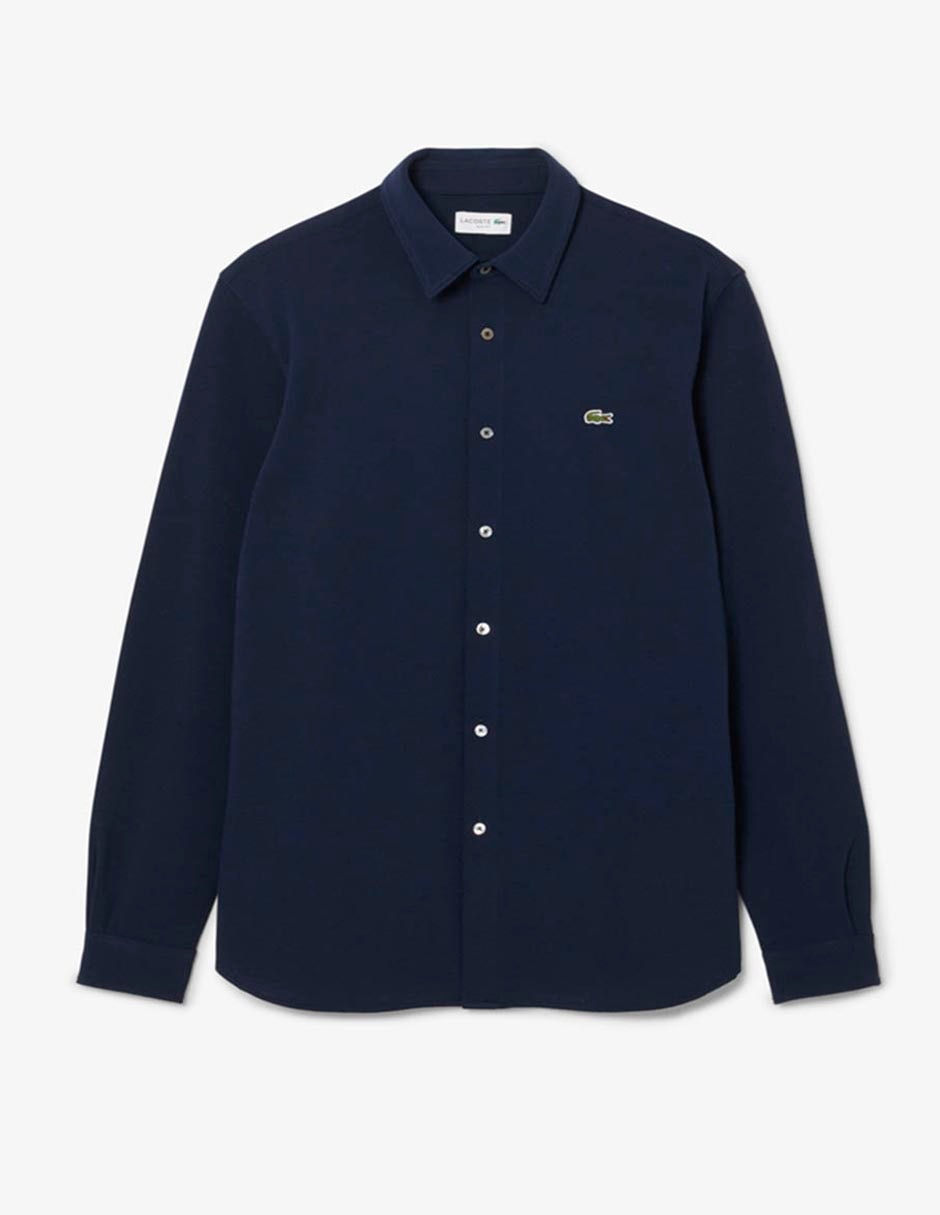Camisa casual de algodón manga larga para hombre 4