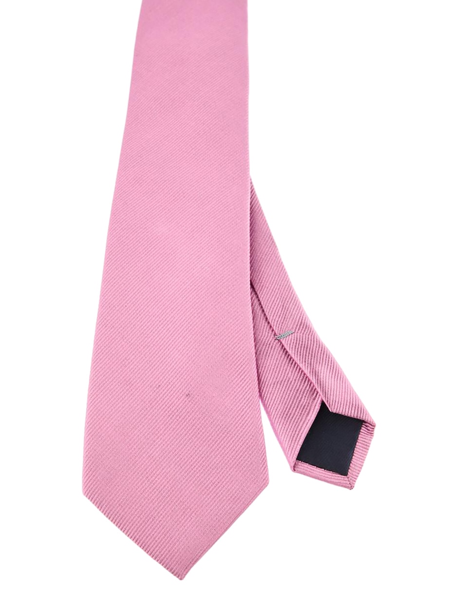 Corbata regular de seda estampado a rayas para hombre