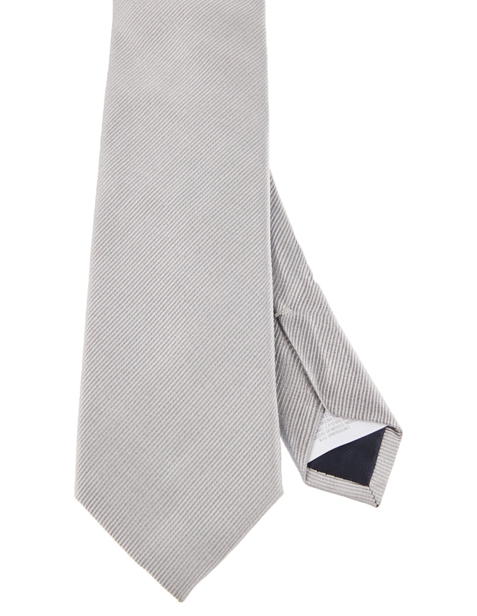 Corbata regular de seda estampado a rayas para hombre