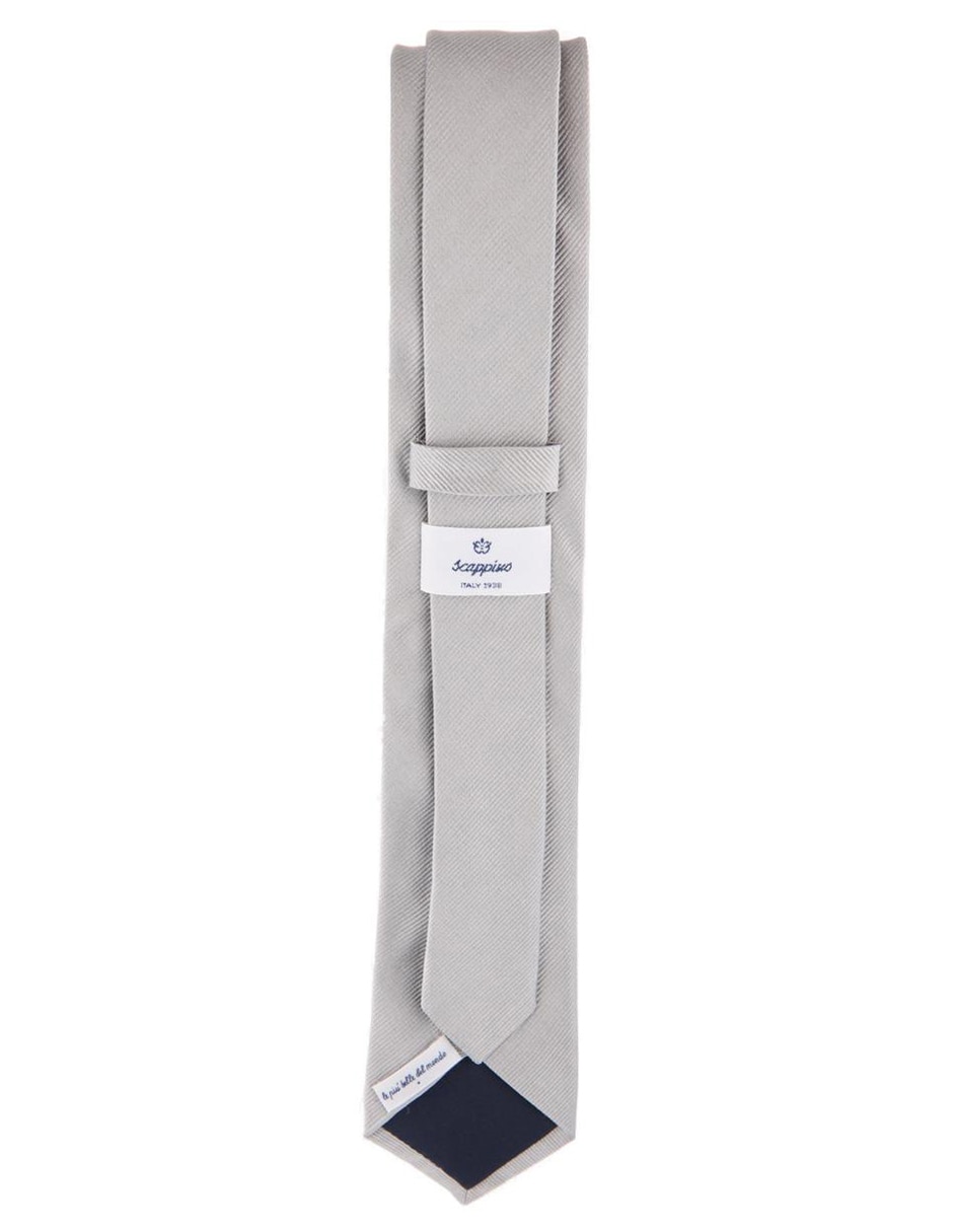 Corbata regular de seda estampado a rayas para hombre 2