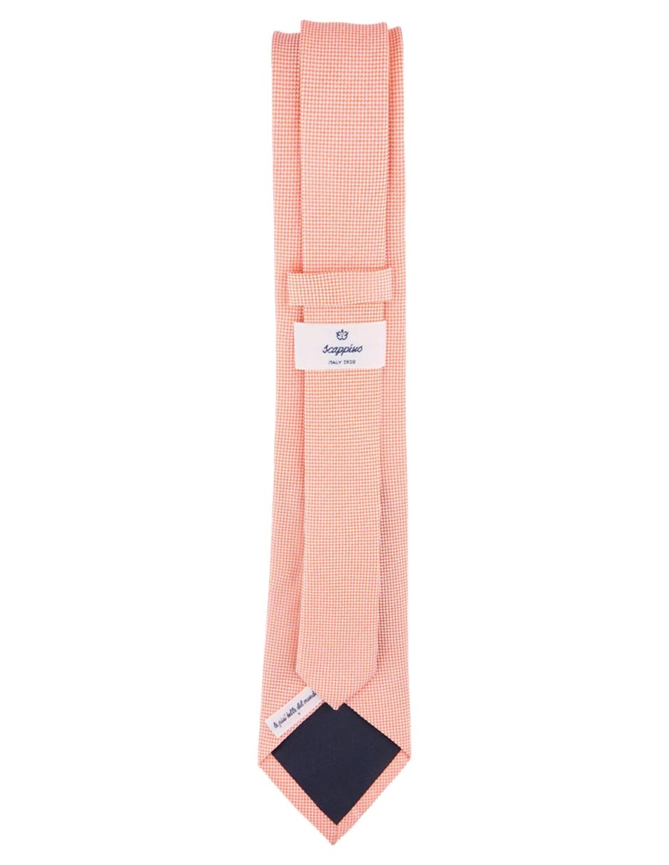 Corbata regular de seda estampado rombos para hombre 2