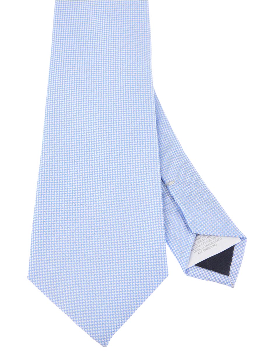 Corbata regular de seda estampado rombos para hombre