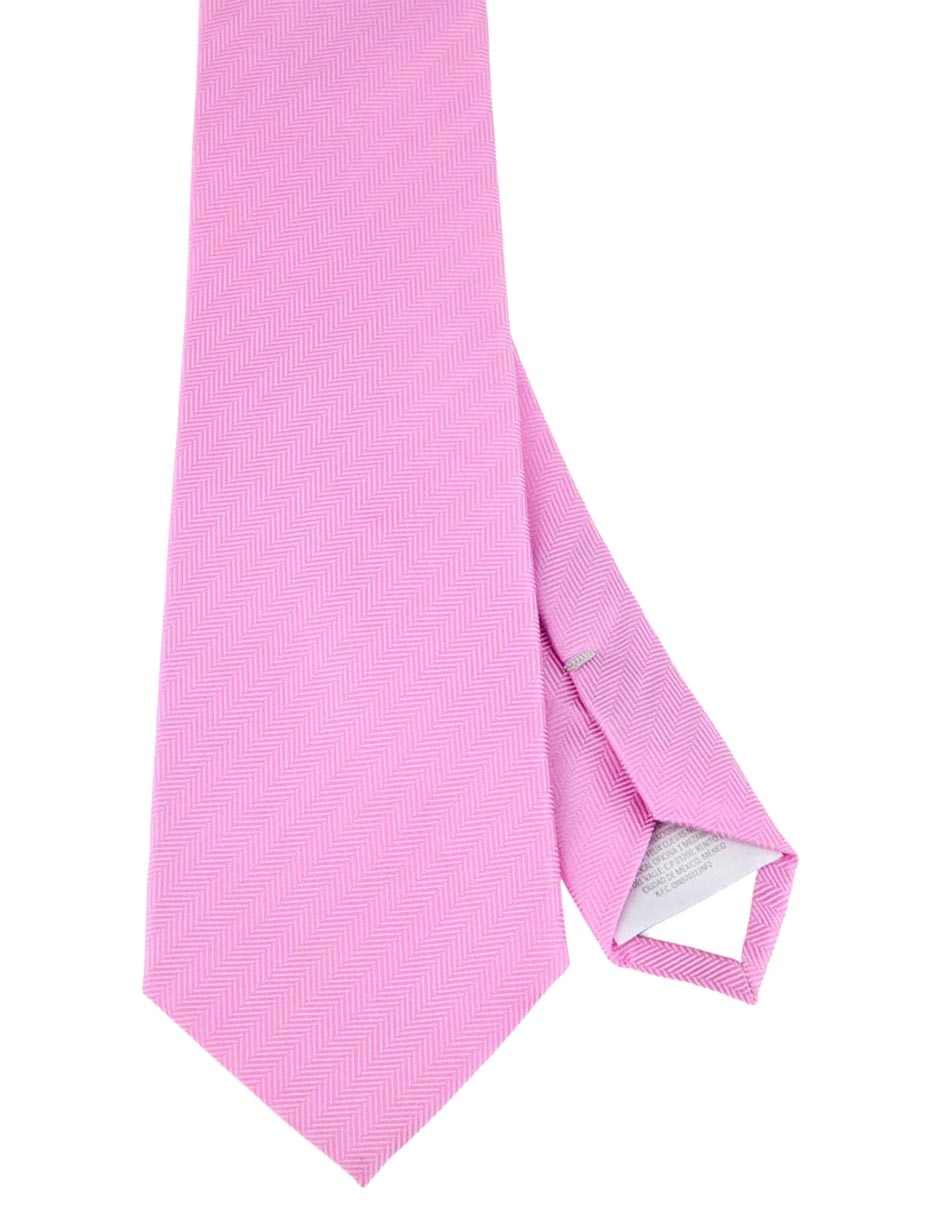 Corbata regular de seda estampado a rayas para hombre