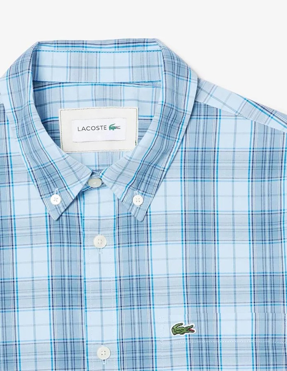 Camisa casual de algodón manga larga para hombre 5