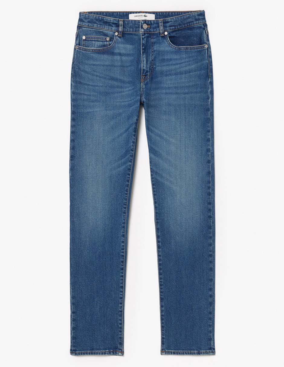 Jeans slim lavado stone wash para hombre 3