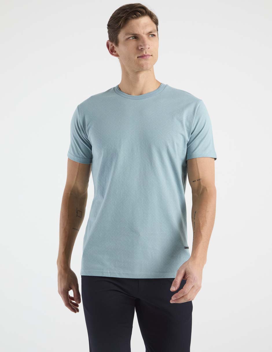 Playera cuello redondo para hombre