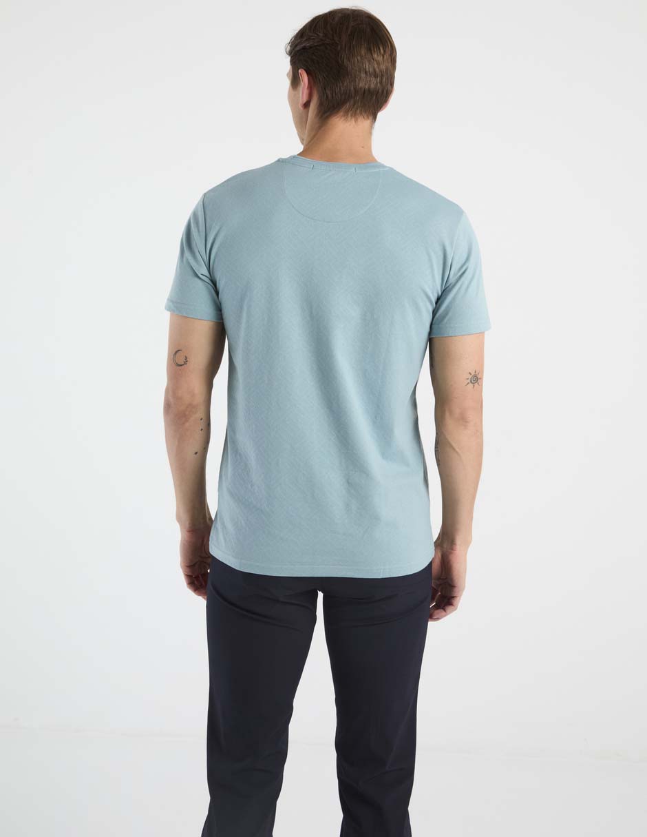 Playera cuello redondo para hombre 2