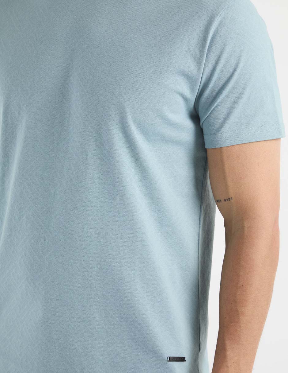 Playera cuello redondo para hombre 4