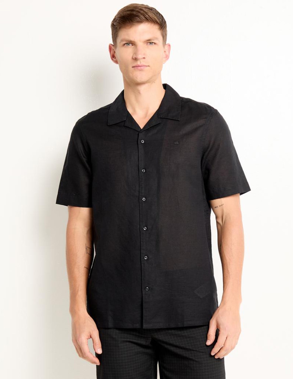 De Vestir Camisas Calvin Klein Hombre Originales Camisa Manga Larga Textured, image size:940x1215