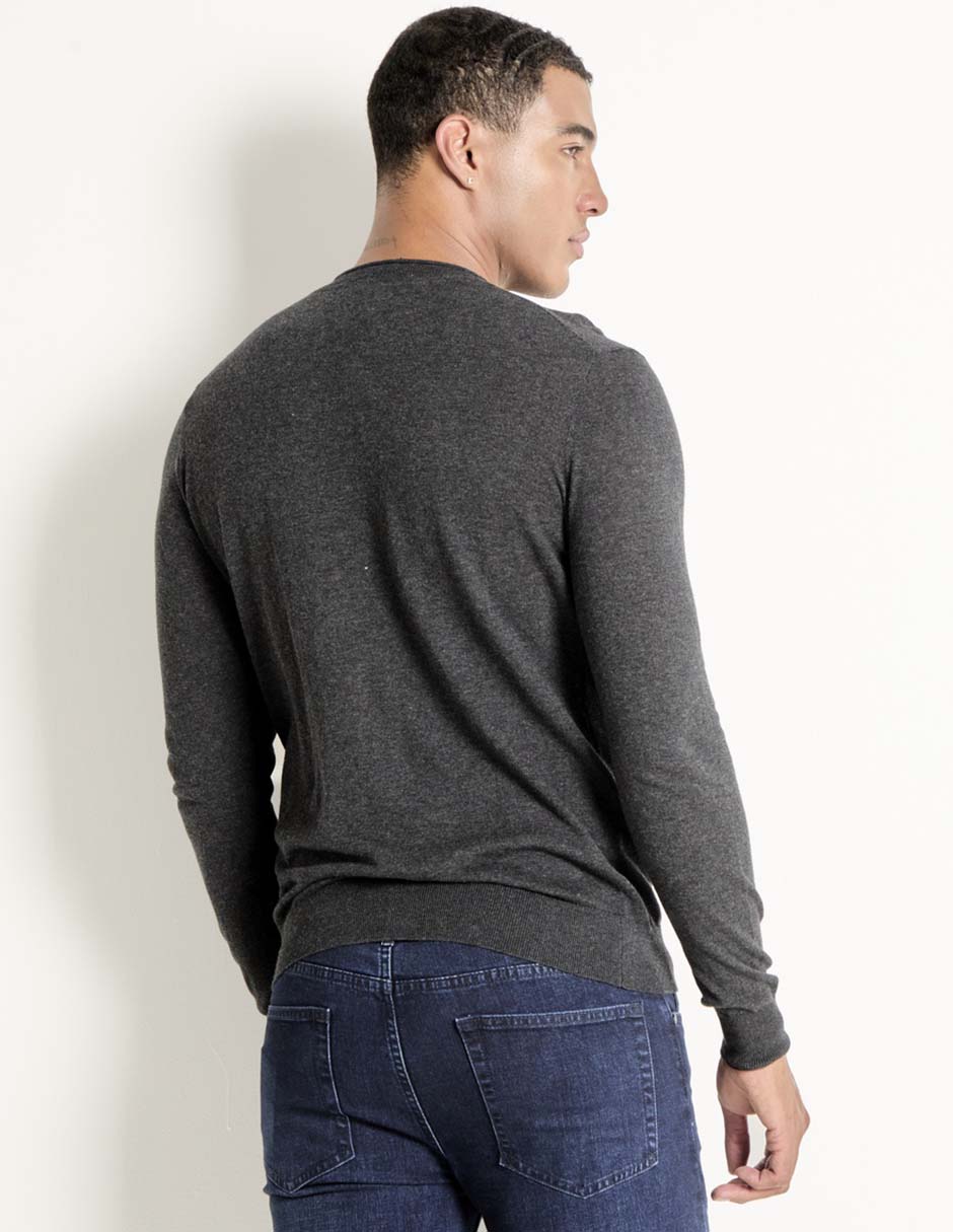 Suéter cuello redondo para hombre 2
