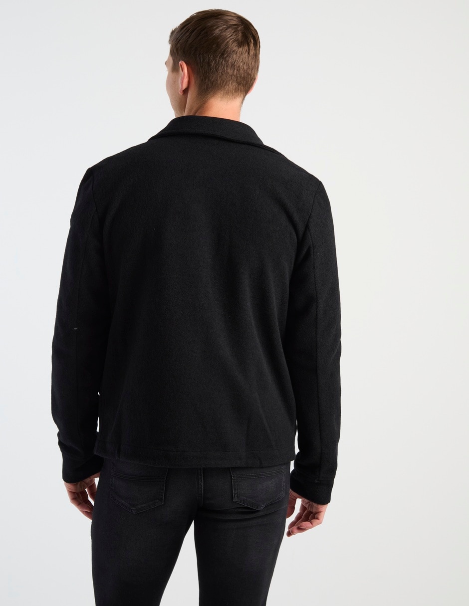 Chamarra harrington con bolsillos para hombre 2