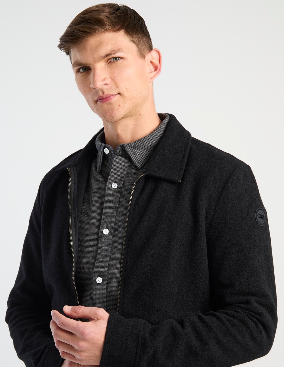 Chamarra harrington con bolsillos para hombre 4