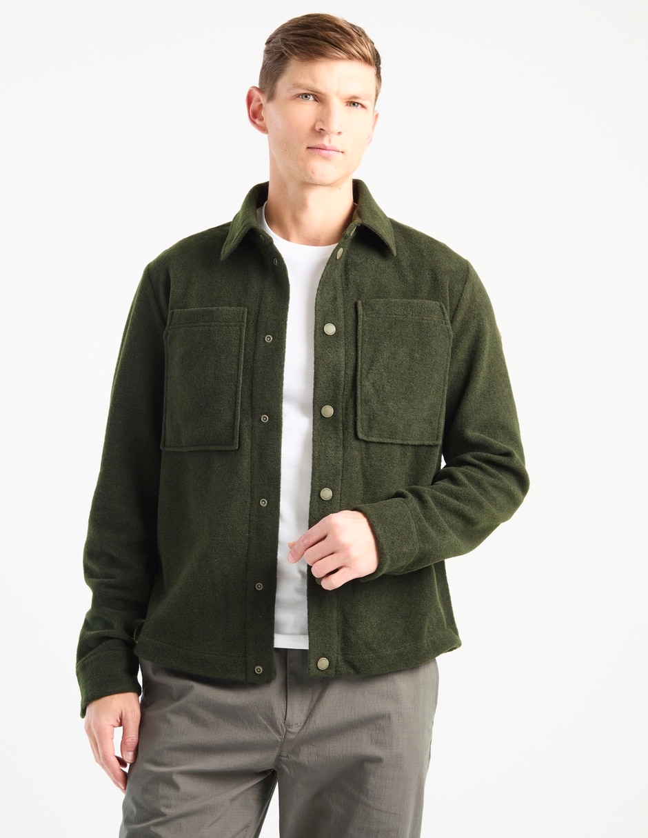 Chamarra harrington con bolsillos para hombre Chamarra harrington con bolsillos para hombre