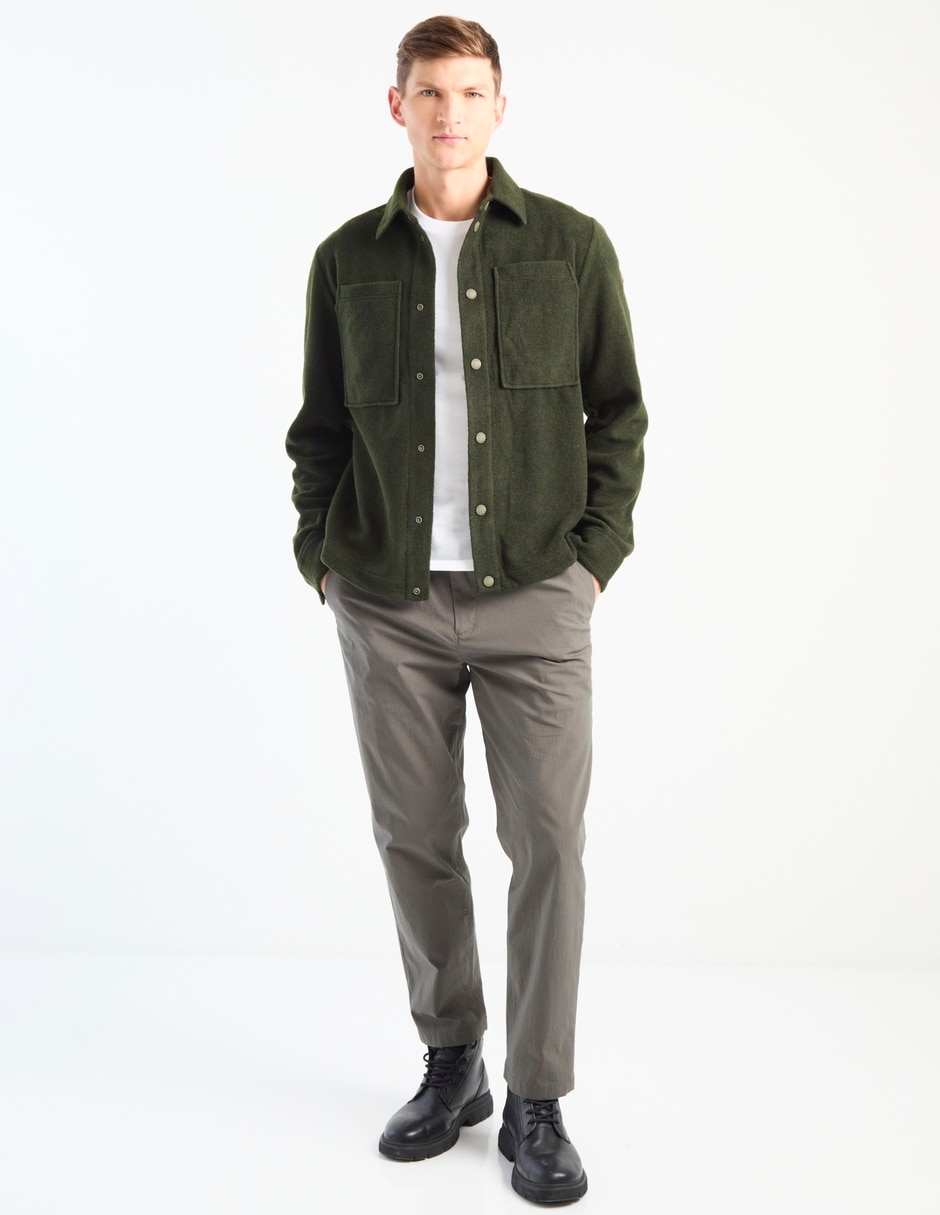 Chamarra harrington con bolsillos para hombre 3