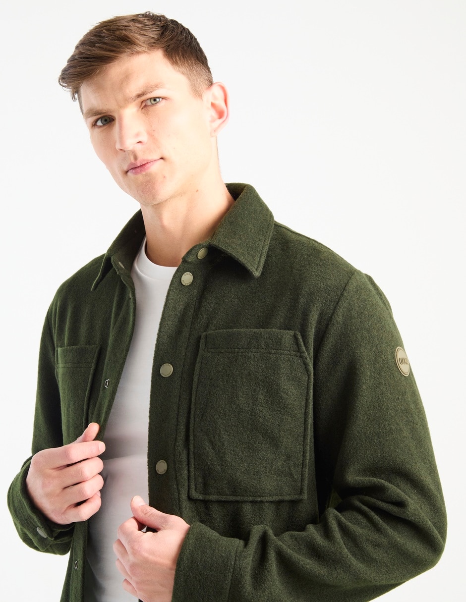 Chamarra harrington con bolsillos para hombre 4