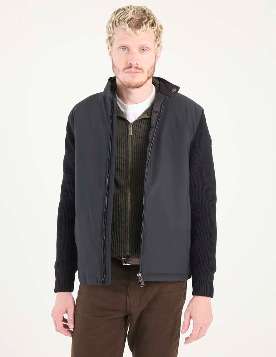 Chamarra casual de algodón con bolsillos para hombre Chamarra casual de algodón con bolsillos para hombre