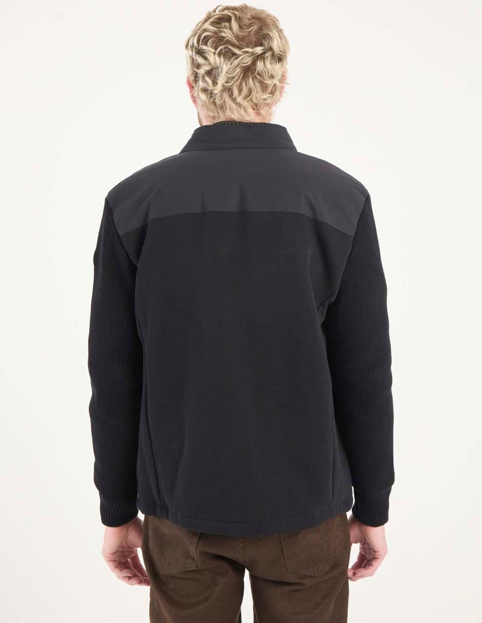 Chamarra casual de algodón con bolsillos para hombre 2