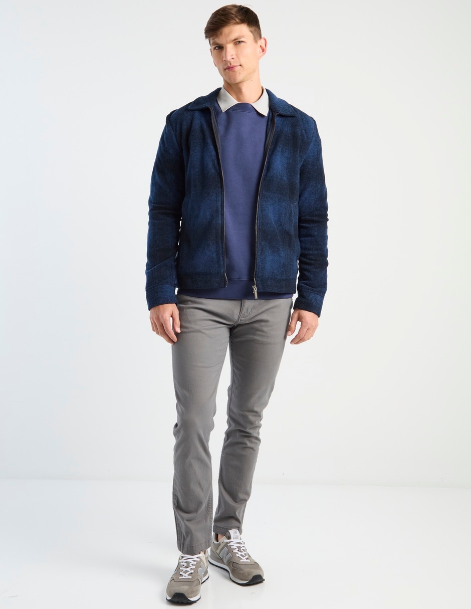 Chamarra harrington con bolsillos para hombre 3