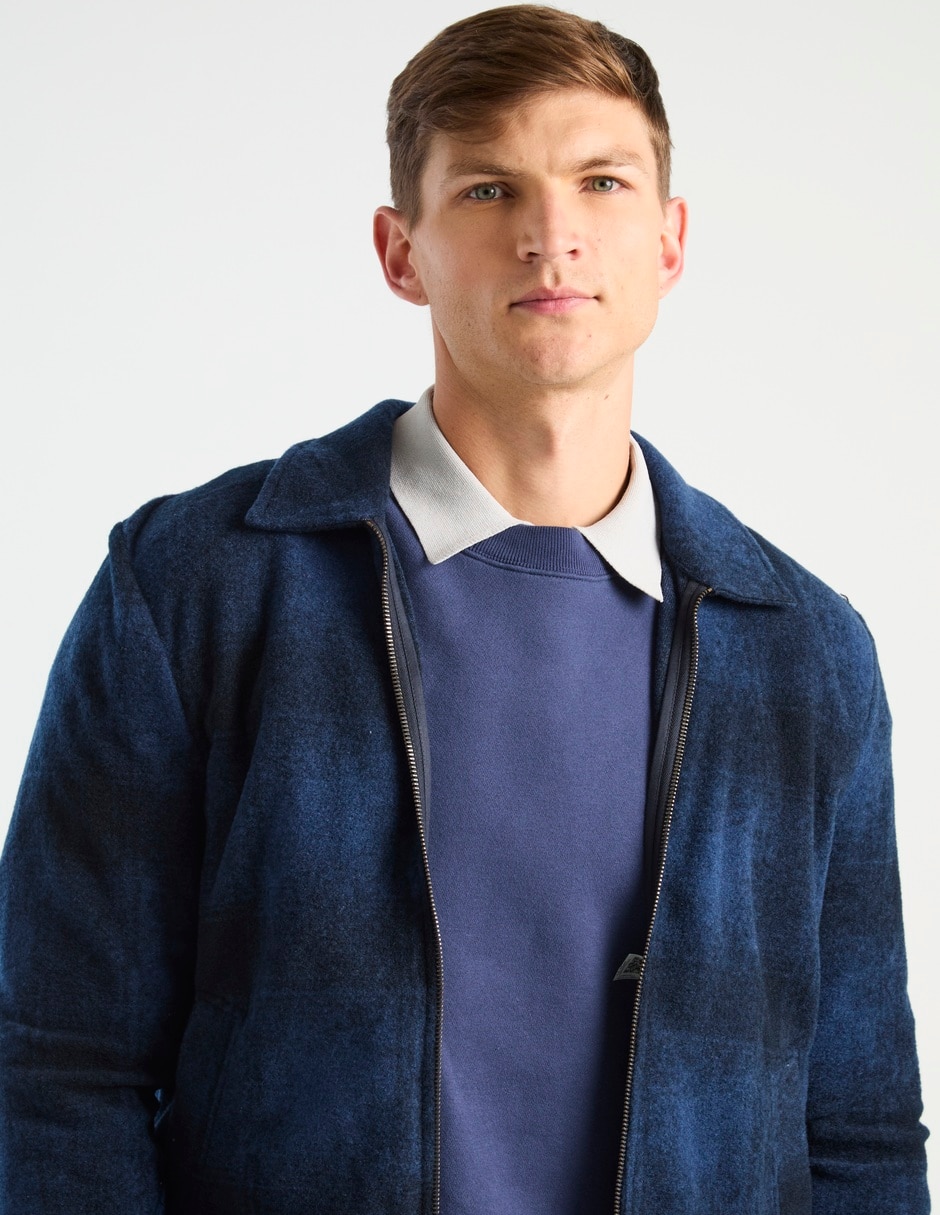 Chamarra harrington con bolsillos para hombre 4