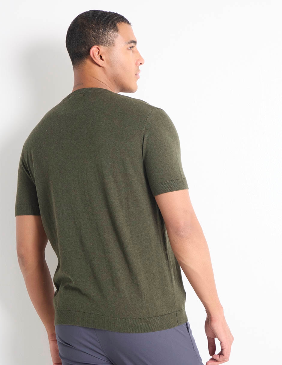 Playera cuello redondo para hombre 2
