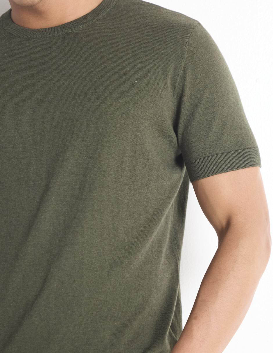 Playera cuello redondo para hombre 4