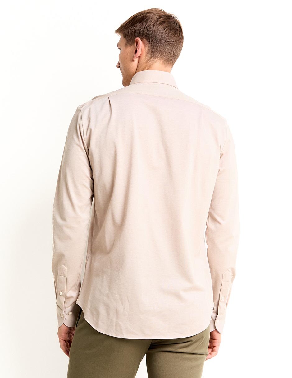 Camisa casual de algodón manga larga para hombre 2