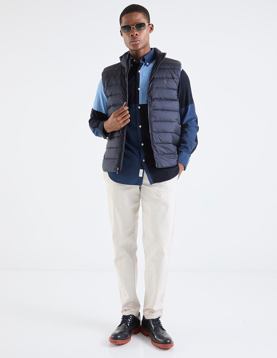 Camisa casual de algodón manga larga para hombre 3